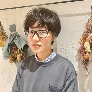 ショート パーマ パーマ特化 フシキサトシのヘアスタイル