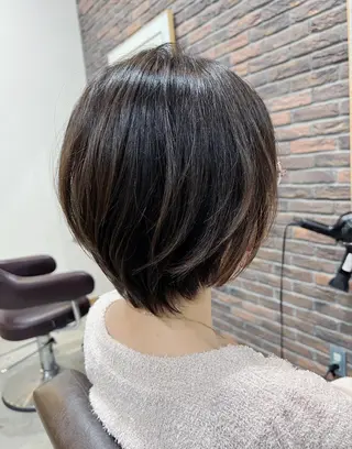 ショート カラー 五反田　美容院☆張 明星☆韓国ヘアのヘアスタイル