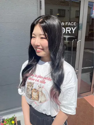 ロング カラー STORY／ MAOのヘアスタイル