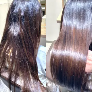 ロング 髪質改善専門店 縮毛矯正安阪のヘアスタイル