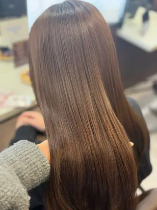 ロング カラー 韓国×髪質改善カラー 💎hinaのヘアスタイル