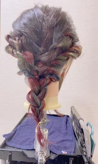 ヘアアレンジ 🎀透明感ナチュラル ガーリー🎀yuhiのヘアスタイル