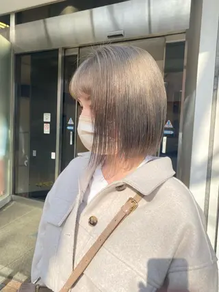 ショート 🍋暖色カラーヘアア レンジniina🍋のヘアスタイル