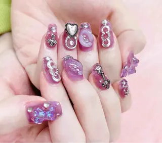 ネイル MoonNail ユリ🌸のネイルデザイン