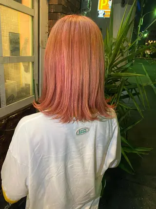 ミディアム 大西 柚羽のヘアスタイル