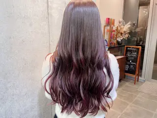 ロング カラー 塩崎 明菜のヘアスタイル