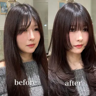 セミロング Lond jeloudのヘアスタイル