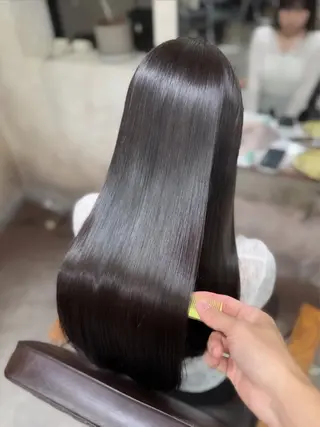 ロング 若命燿史／レイヤー 縮毛矯正/髪質改善のヘアスタイル