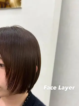 ミディアム 浅見 茉美のヘアスタイル
