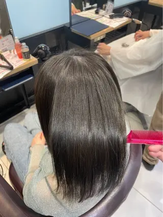 ロング 髪質改善 💠 韓国風うる艶/シオリのヘアスタイル