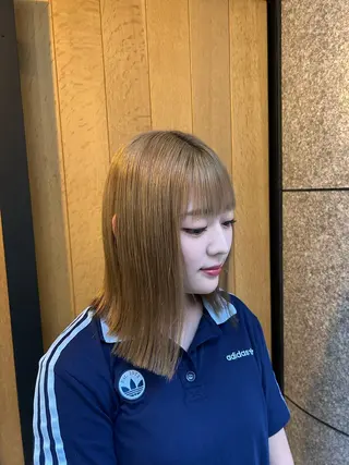 ミディアム 長谷川 まほろのヘアスタイル