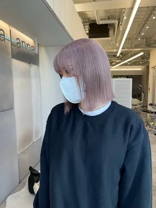 ショート カラー ヘアアレンジ 🍃柔らかヘアー田中 瑞希🍃のヘアスタイル