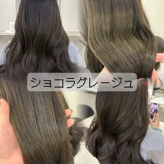 ロング カラー 韓国透明感🇰🇷 SAKURAのヘアスタイル
