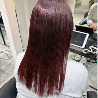 セミロング カラー Lond enika 🖤aoi🖤のヘアスタイル