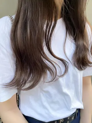 ロング カラー ヘアアレンジ kana ARENDのヘアスタイル