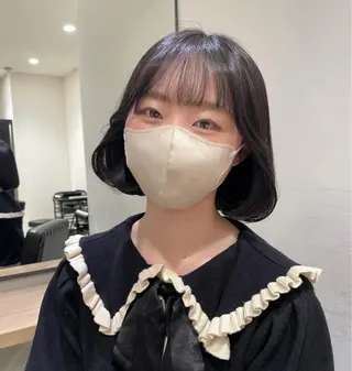 ショート カラー ヘアアレンジ🎀 yuuka 🤍のヘアスタイル