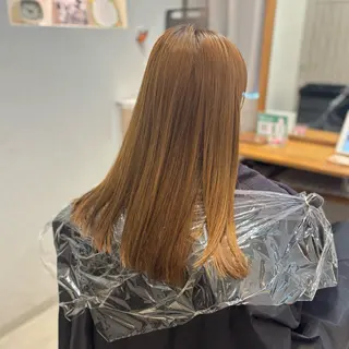 ロング カラー 【完全個室】髪質改善 暖色カラー/山崎唯奈のヘアスタイル