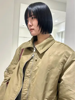 ショート 👔ボブ﹨髪質改善 ストレート🩳ももかのヘアスタイル