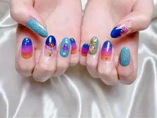 ネイル FLARE NAIL フレアネイルのネイルデザイン