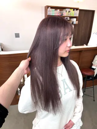 ロング カラー 大阪梅田/ イマムラミヅキのヘアスタイル