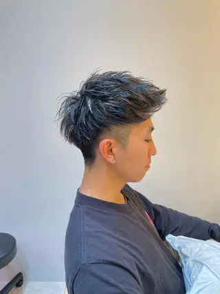 ショート メンズ 大人メンズパーマ メンズ特化　萱原大幹のヘアスタイル