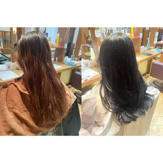 ロング カラー ヘアアレンジ topstylist 野口 雅のヘアスタイル