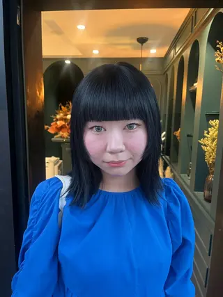 ミディアム カラー 🌻暖色カラー🌻 sakuraのヘアスタイル