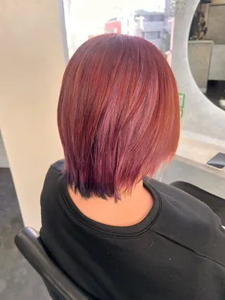 ショート カラー ひのはら もえかのヘアスタイル