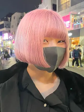 ショート カラー ヘアアレンジ 柔らかカラー/ レイヤーYUTO🧋のヘアスタイル