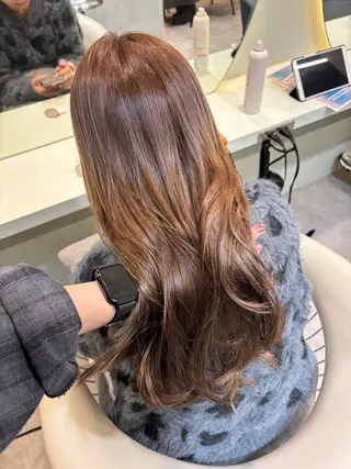 ロング カラー 大宮/髪質改善/艶感 カラー🫧堀米 直生のヘアスタイル