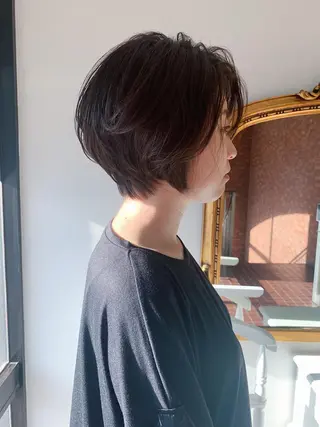 ショート 丹羽大喜 縮毛矯正/美髪矯正のヘアスタイル