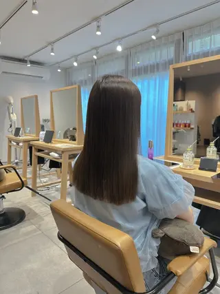 セミロング カラー 🌱加藤　胡太郎 /艶髪ストレート🌱のヘアスタイル