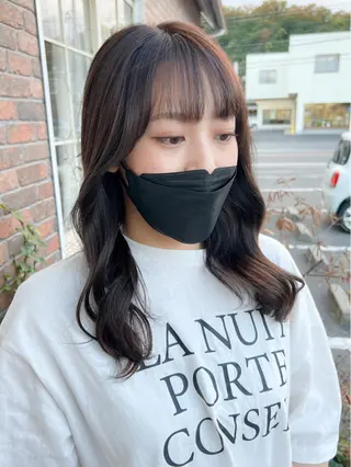 ロング カラー YURAGI🤍 SAEのヘアスタイル