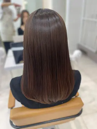 ロング 中顔面短縮 顔まわり新田大翔のヘアスタイル