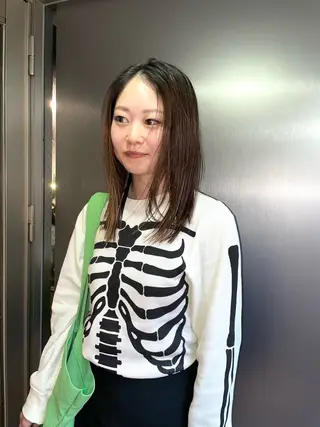 ロング 心斎橋/ハイトーン/ レイヤーカットのヘアスタイル