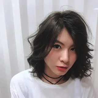 ショート カラー ヘアアレンジ 烏丸韓国ヘア🇰🇷 ayaka🎀のヘアスタイル
