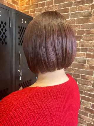 ミディアム カラー 久木原 ゆりのヘアスタイル