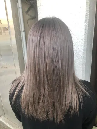 カラー ダブルスキルエクステ /羽エクステ白石宇由のヘアスタイル