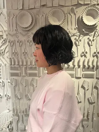 パーマ shiomi H辻田 杏梨のヘアスタイル