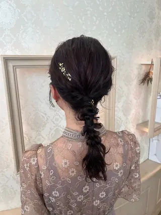 セミロング ヘアアレンジ 🌷川崎/ボブ/ アレンジ/コトネ🌷のヘアスタイル