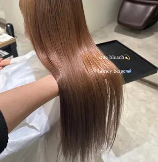 ロング カラー こがねざわみさき 🦭透明感カラーのヘアスタイル