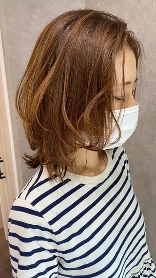 ミディアム カラー Bianca  代表 硲　貴亮【東武練馬】のヘアスタイル