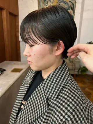 ショート ハシモトタケル🌿 ボブ/レイヤーカットのヘアスタイル