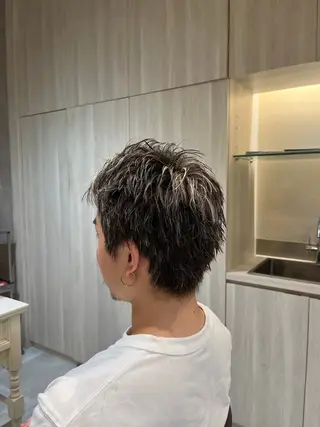 ショート パーマ メンズ FIX店長/名駅/ 国際センター/パーマのヘアスタイル