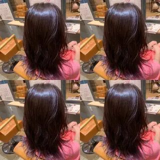 ミディアム ✨縮毛矯正✖︎顔周り レイヤー✨ナカムラのヘアスタイル