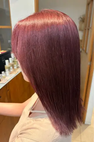 セミロング カラー 田島 美咲のヘアスタイル