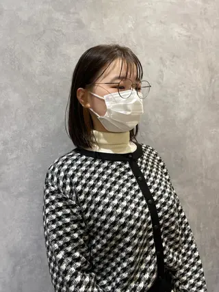 ミディアム カラー ヘアスタイルは 『キーちゃん』に！のヘアスタイル