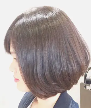 ミディアム パーマ 福地 礼奈のヘアスタイル