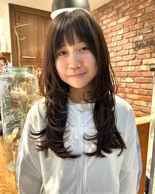 セミロング bococa |向ヶ丘遊園/マナカのヘアスタイル