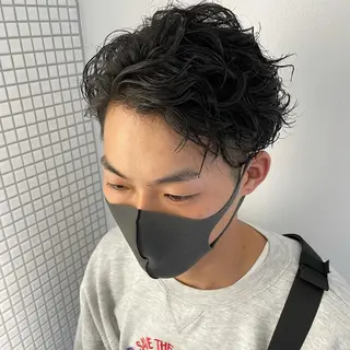 ショート カラー パーマ メンズ 🔥メンズカラー🔥 セヤシュウヘイのヘアスタイル